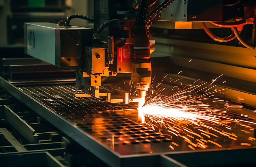 Processing flow of sheet metal and steel structure